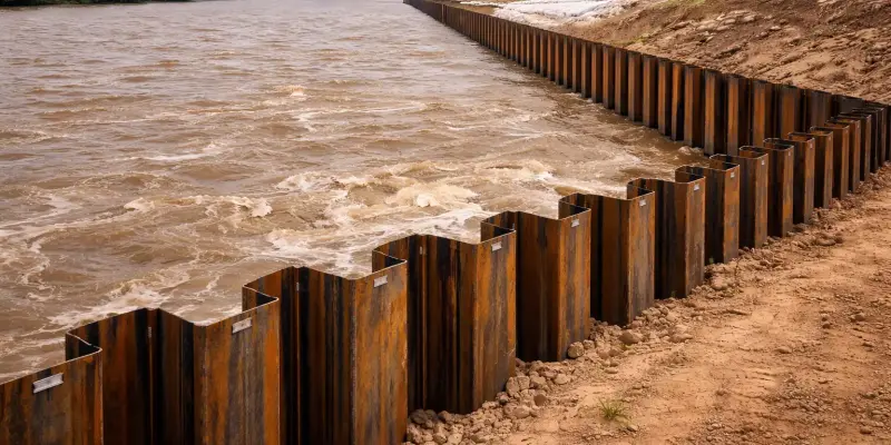 %[alt comparison of timber concrete and steel piles](https://placehold.co/600x400 "Types of Piling Materials")