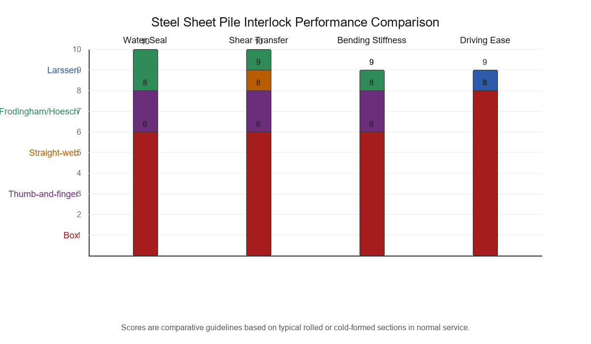 Interlock performance comparison chart